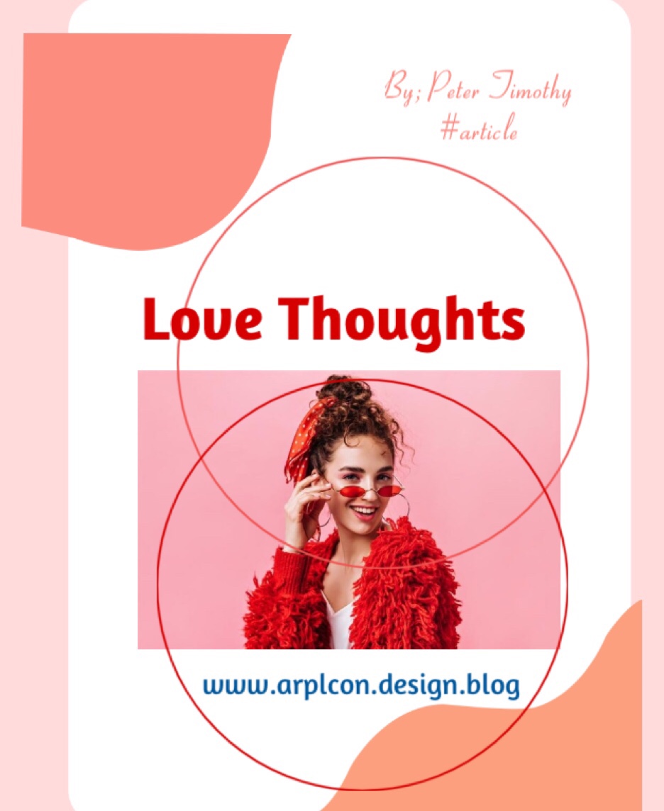 ‘Love Thoughts’ credited Timpet Ever (Telephone: +2349056290839)